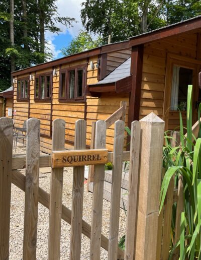 Squirrel Lodge | Leicestershire holiday lodge with private hot tub